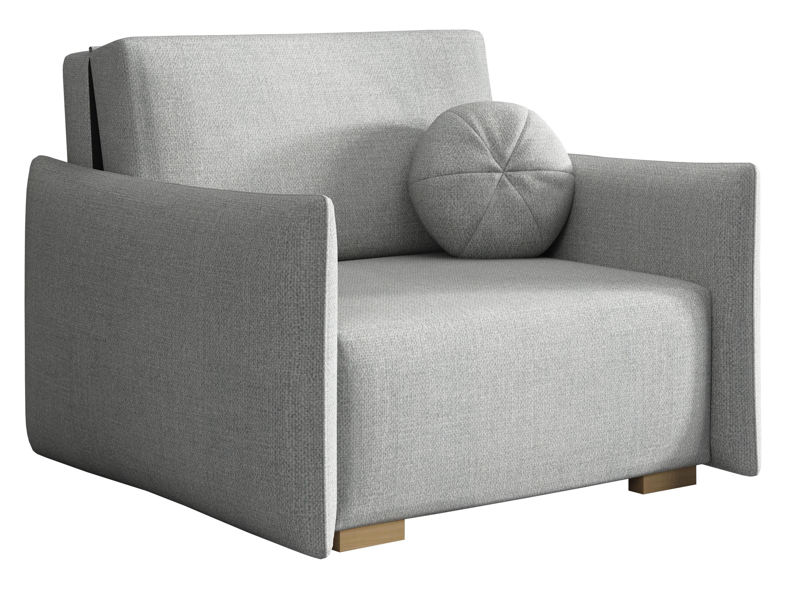 SCHLAFSOFA Viva Glov I - Hellgrau/Naturfarben, Holz/Textil (104/85/98cm) - MIRJAN24