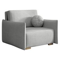 SCHLAFSOFA Viva Glov I - Hellgrau/Naturfarben, Holz/Textil (104/85/98cm) - MIRJAN24