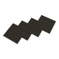 AKUSTIK WANDPANEEL-SET Vang 4-TLG. II - Silbereichenfarben, Holzwerkstoff/Kunststoff (60/60/2.1cm) - NEU.HOLZ