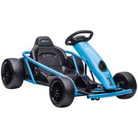 KINDER Elektro Gokart - Blau, Metall (115/77/54cm) - HOMCOM