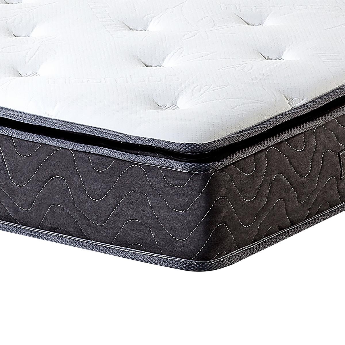 LATEX-TASCHENFEDERKERNMATRATZE H2/3 Mittel 140/200 cm Joy - Weiß, Textil (140/200cm) - Beliani