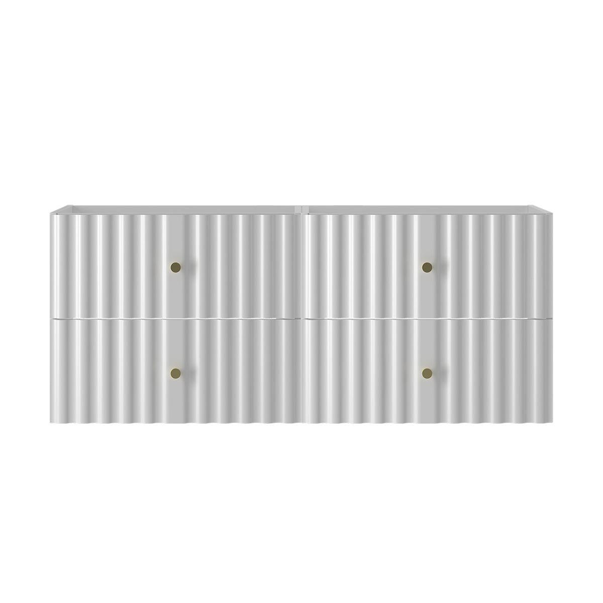 WASCHTISCHUNTERSCHRANK 120cm Izae Weiß - Weiß, Holzwerkstoff (120/50/45.8cm) - Petits-meubles
