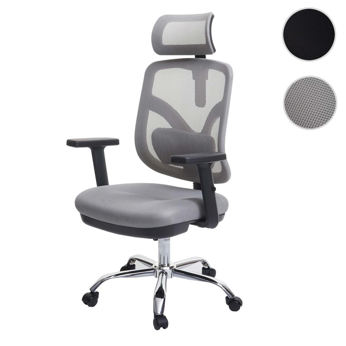 BÜROSTUHL Grau - Grau, Textil (66/127/93cm) - SIHOO
