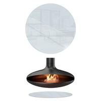 BODENSCHUTZPLATTE Ø90 cm Transparent - Transparent, Glas (90/90cm) - Wallfluent