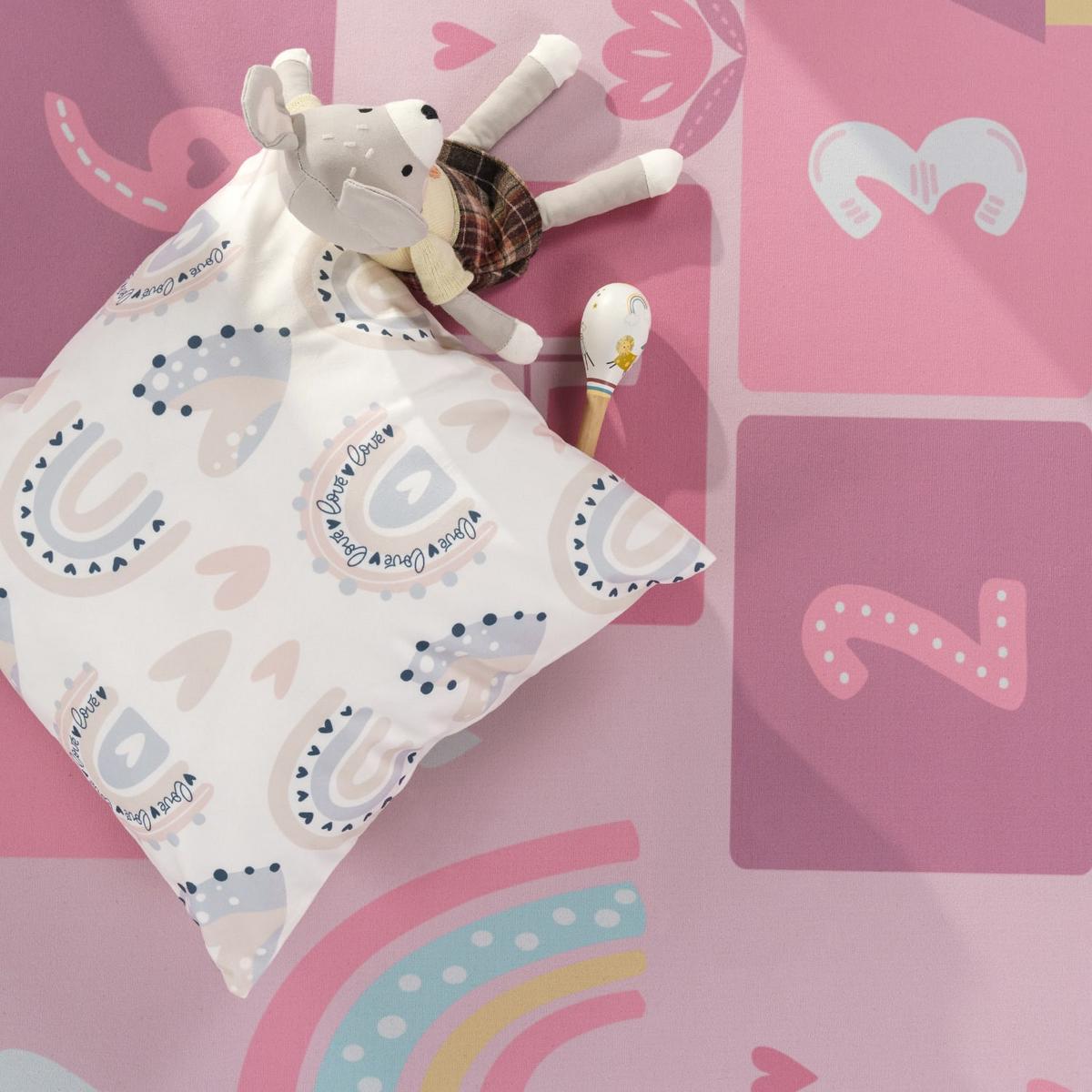 KINDERTEPPICH Waschbar, mit Prinzessinnen-Motiv, Rosa, 100 x 200 cm - Rosa, Textil (200/100cm) - KADIMA DESIGN