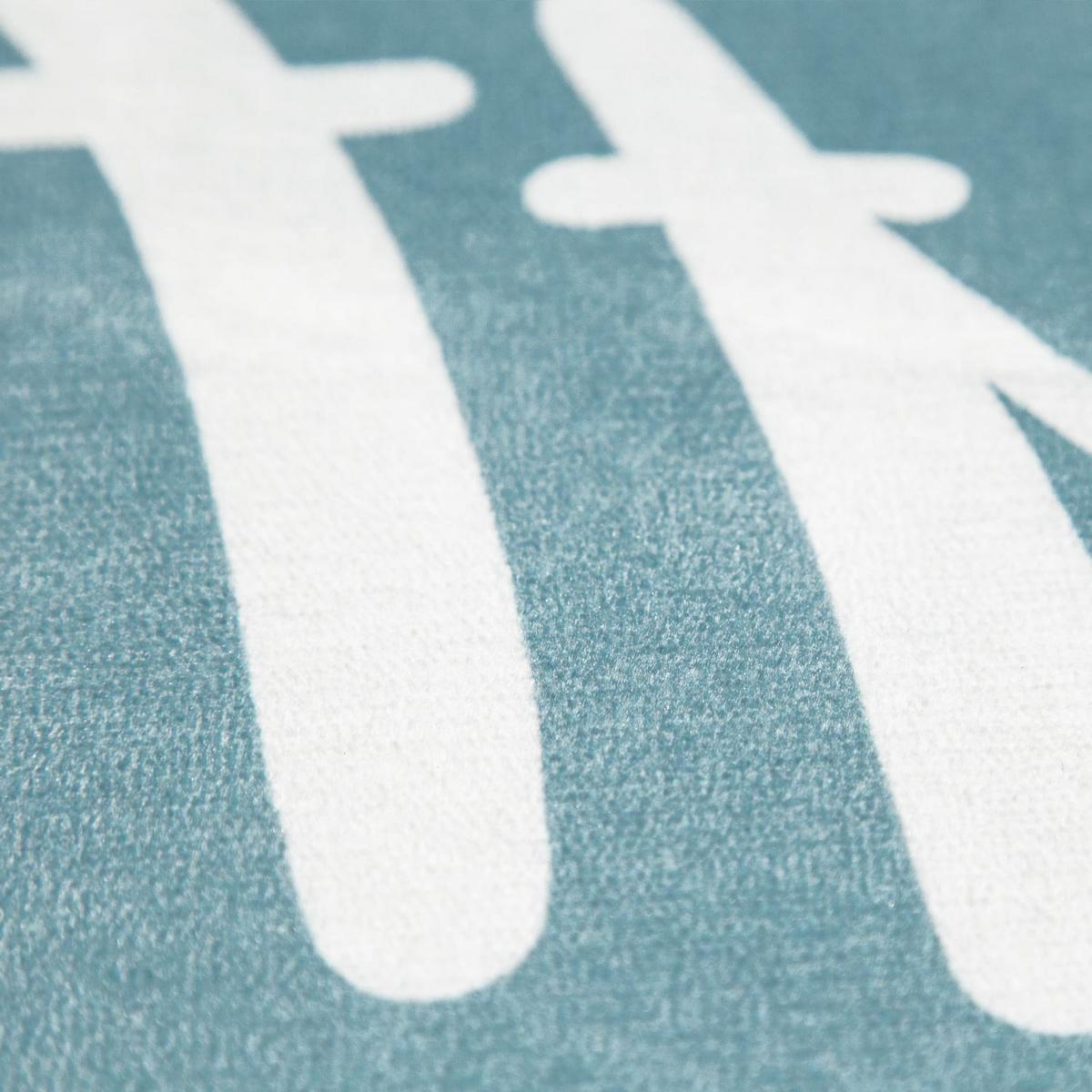 KINDERTEPPICH Waschbar, mit Stern-Motiv, Blau, 80 x 80 cm - Blau, Textil (80/80cm) - KADIMA DESIGN