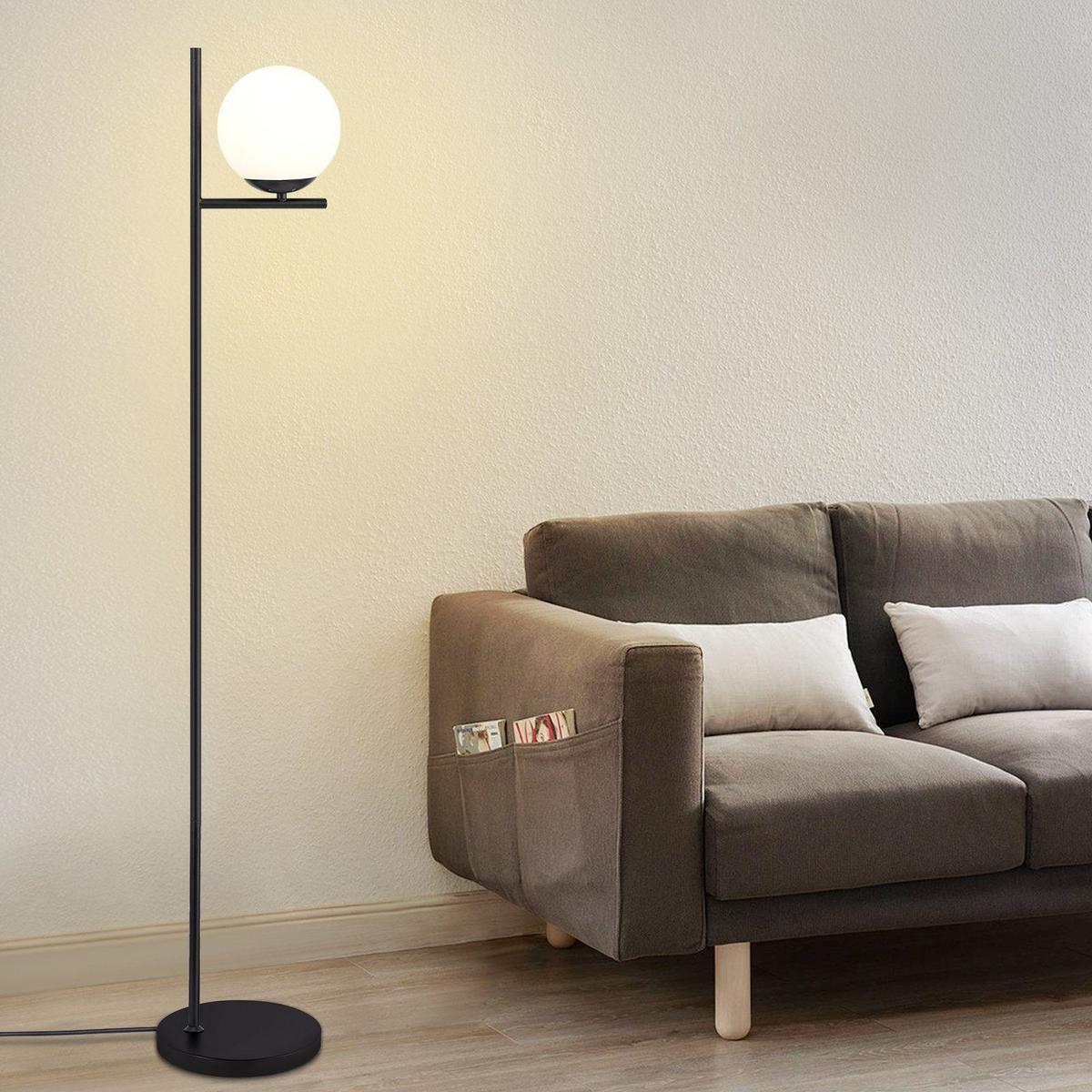 STEHLAMPE Kairos 25/25/150 cm - Schwarz, Metall (25/25/150cm) - ZMH