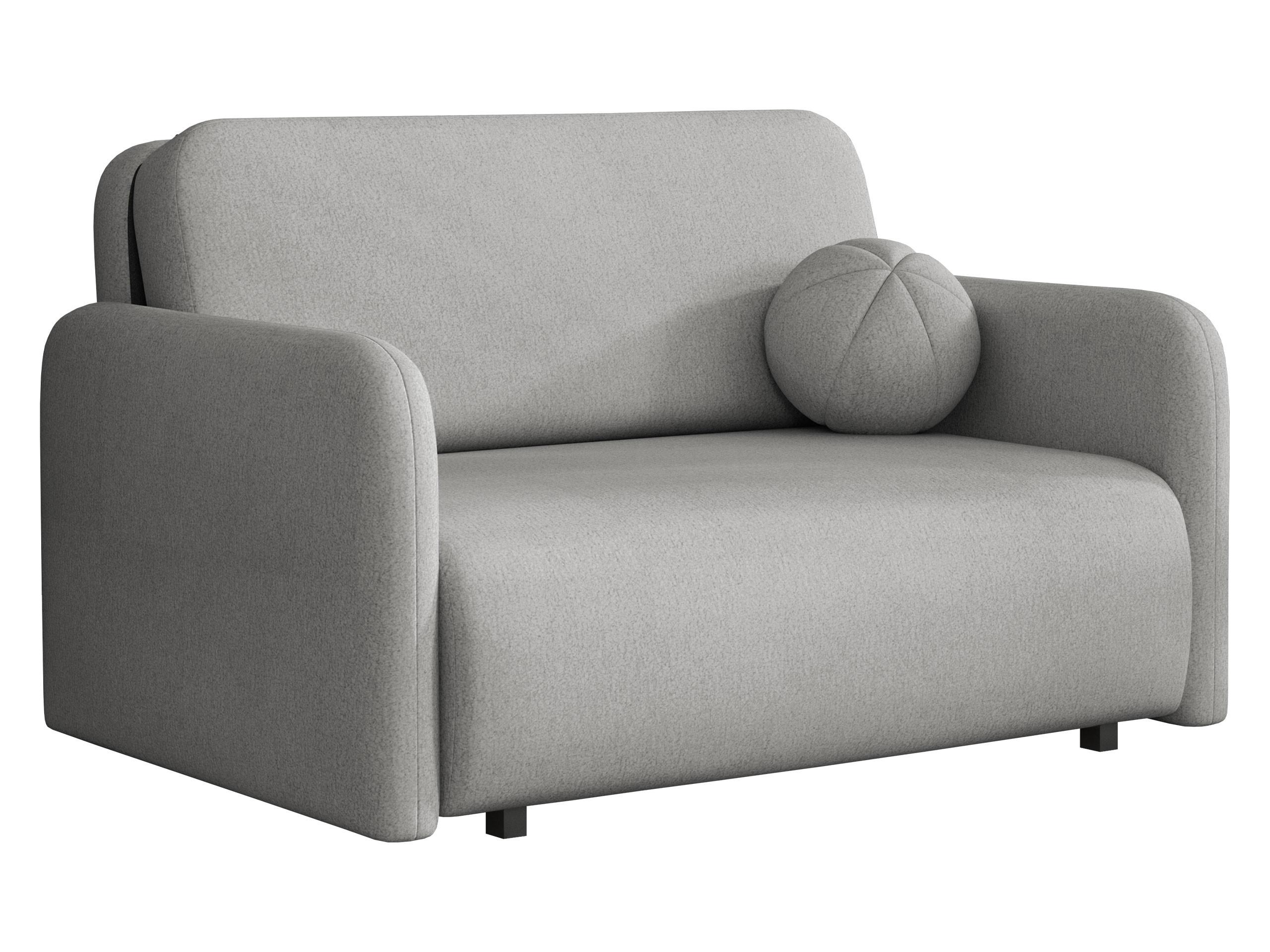 SCHLAFSOFA Viva Sun II - Hellgrau/Schwarz, Holz/Textil (130/85/103cm) - MIRJAN24