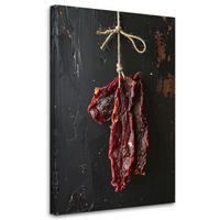 LEINWANDBILD Essen & Trinken 30x45cm - Rot, Textil (30/45cm) - Feeby