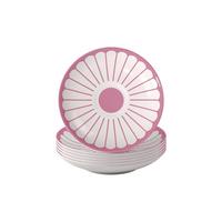 ESPRESSOUNTERTASSEN Fleur Couleur Cassis ø 11,7 cm 6er Set - Pink, Keramik (11.7cm) - Villeroy & Boch