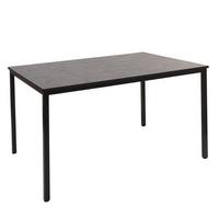 SCHREIBTISCH PETRILA eckig Eiche Schwarzbraun Dekor - Mooreichefarben, Holzwerkstoff (80/120/75cm) - MCW
