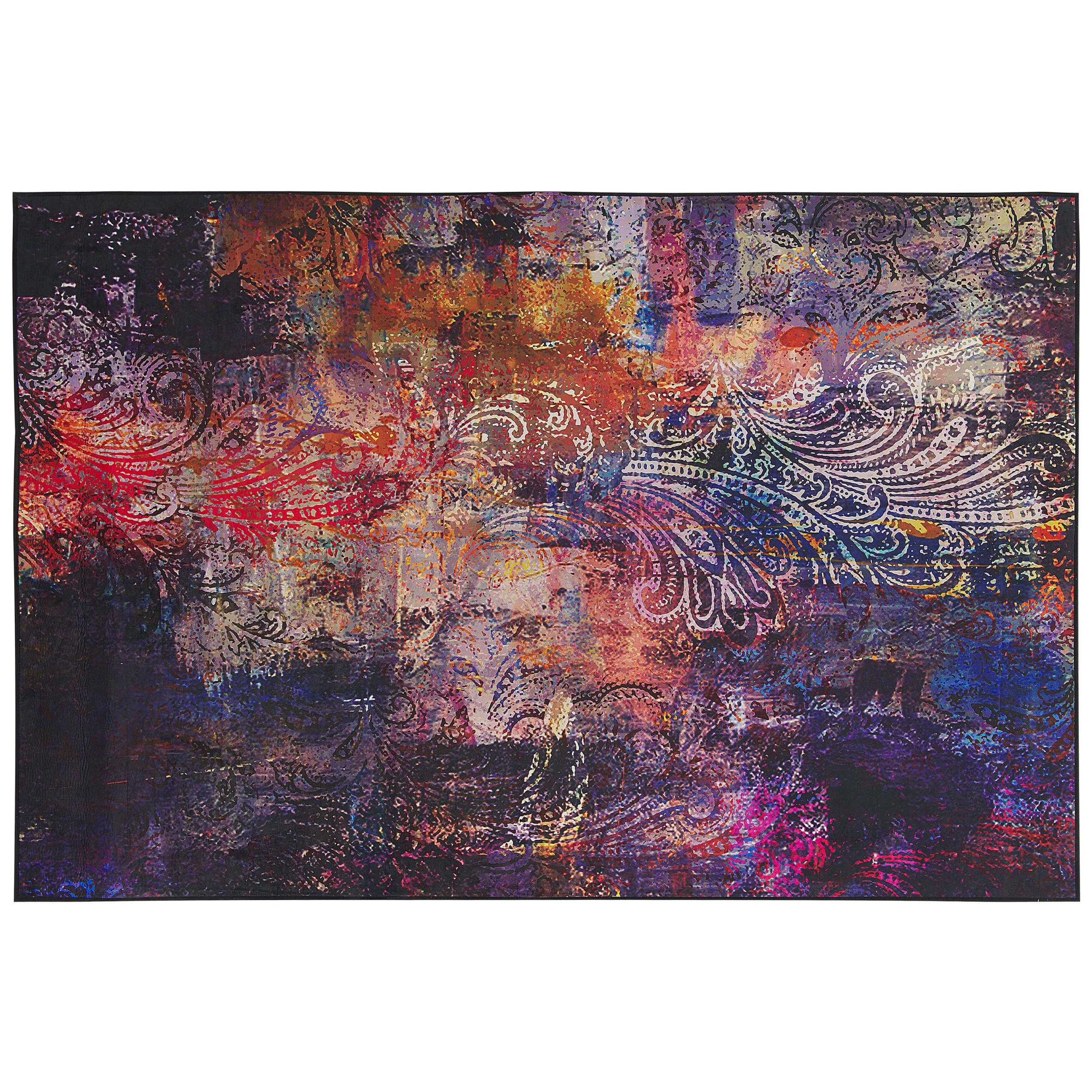 KURZFLOR-TEPPICH Mardin 230/160 cm - Multicolor, Kunststoff (160/230cm) - Beliani