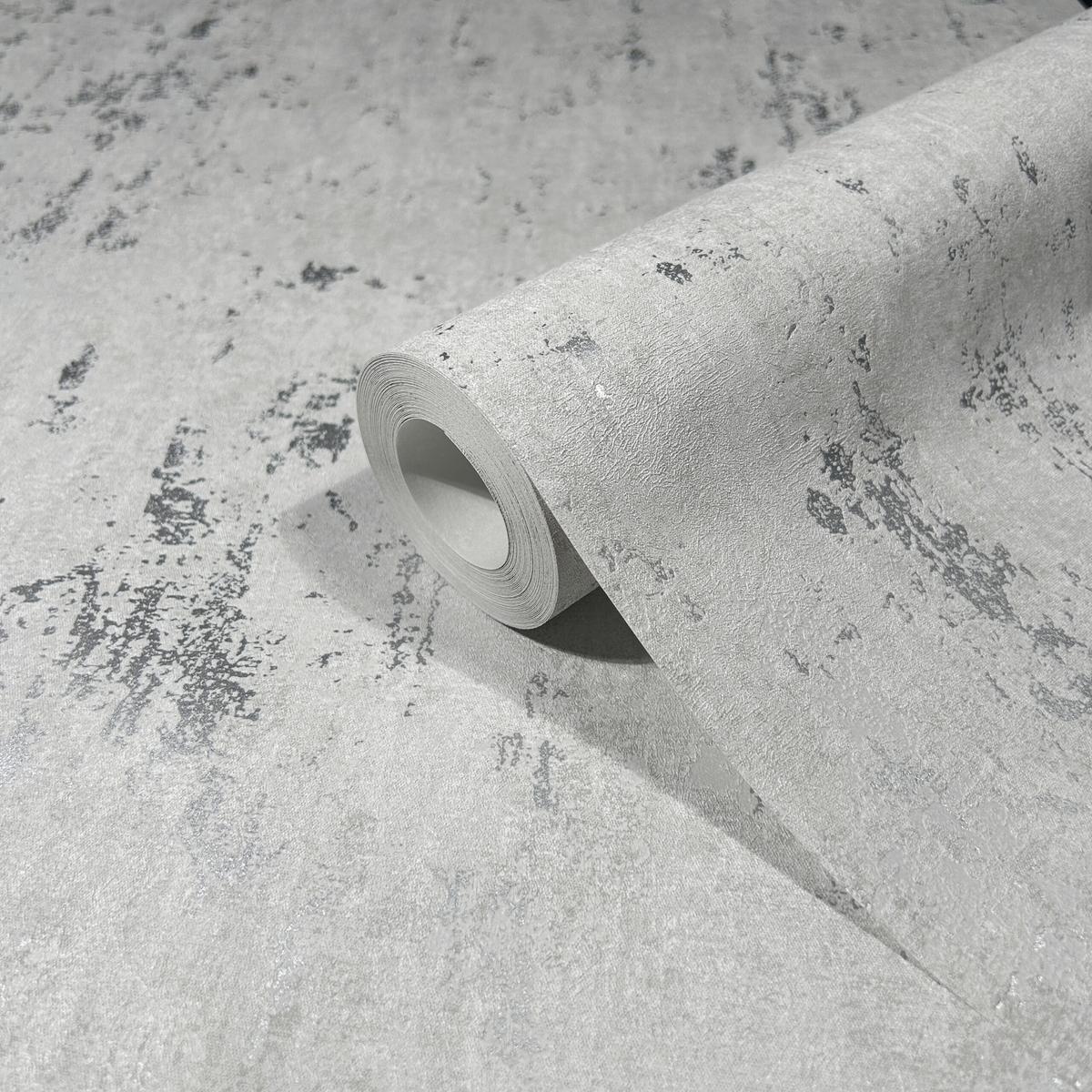 VLIESTAPETE Betonoptik Tapete grau - Hellgrau, Papier (53/1cm) - marburg