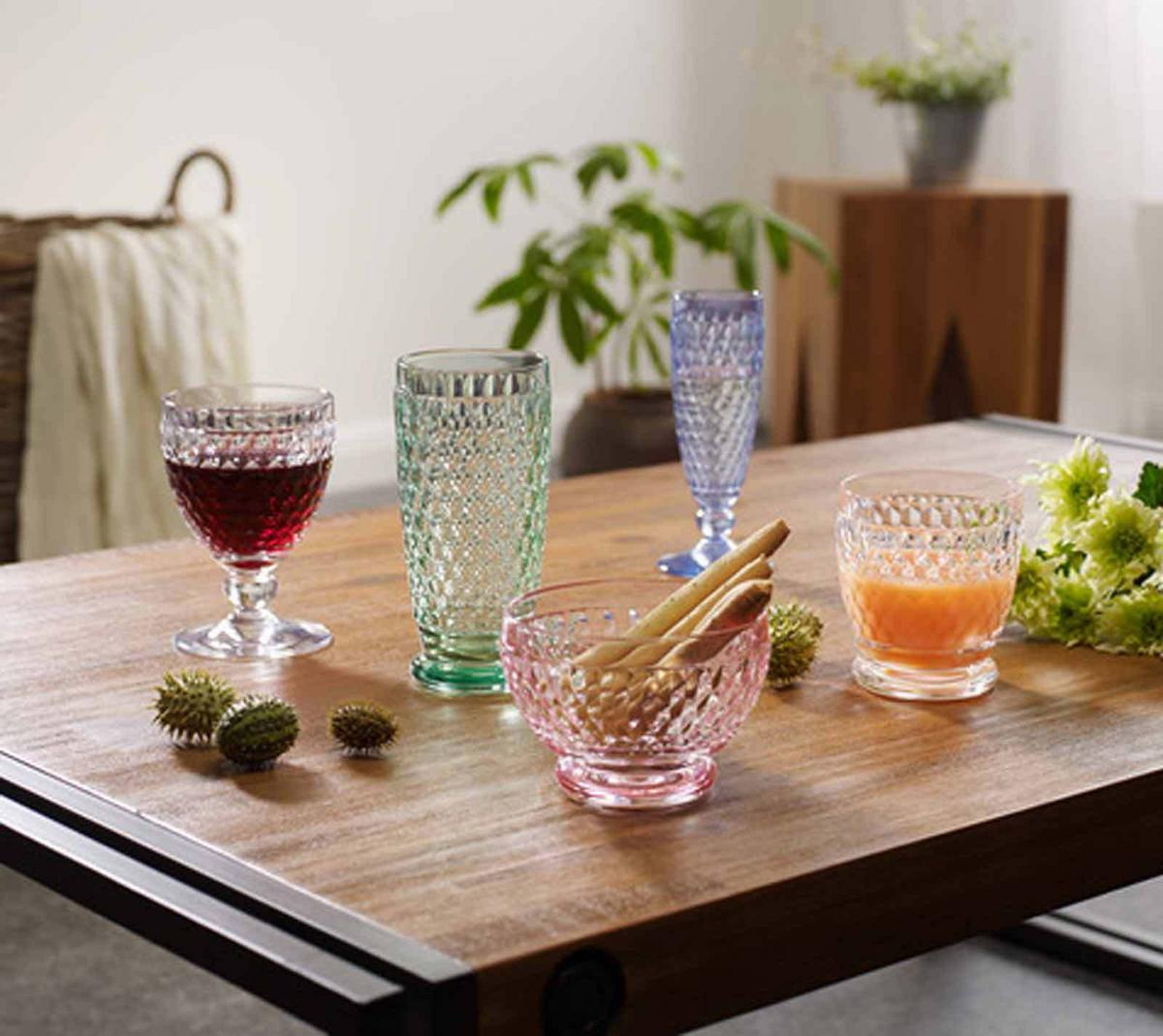 LONGDRINKGLÄSER Boston Coloured Grün 400 ml 4er Set - Grün, Glas (0.4L) - Villeroy & Boch