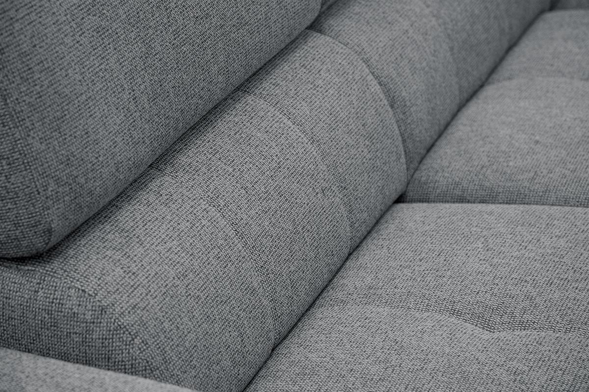 ECKSOFA FIERO 5-Sitzer, grau - Schwarz/Grau, Holzwerkstoff/Textil (290/228cm) - Wozimo