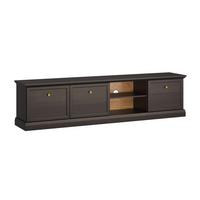 TV-MÖBEL Toja Anthrazitfarbenes Holz - Braun, Holzwerkstoff (206.2/51.1/39.5cm) - Petits-meubles