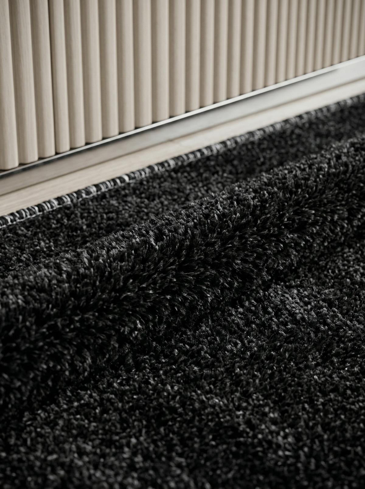 TEPPICH Kurzflor MAIN in Anthrazit, einfarbig, 200 x 290 cm - Anthrazit, Textil (290/200cm) - KADIMA DESIGN