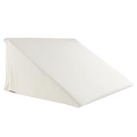 KEILKISSENBEZUG Basic 100% Baumwolle weiß 62/49/30 cm - Weiß, Textil (62/49cm) - beties Heimtextil