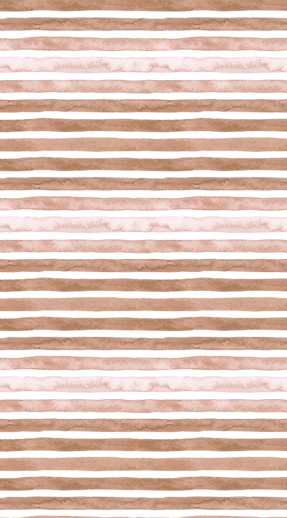 VERDUNKELUNGSROLLO 100x180 cm Braun bemalte Streifen - Braun, Textil (100/180cm) - TULUP