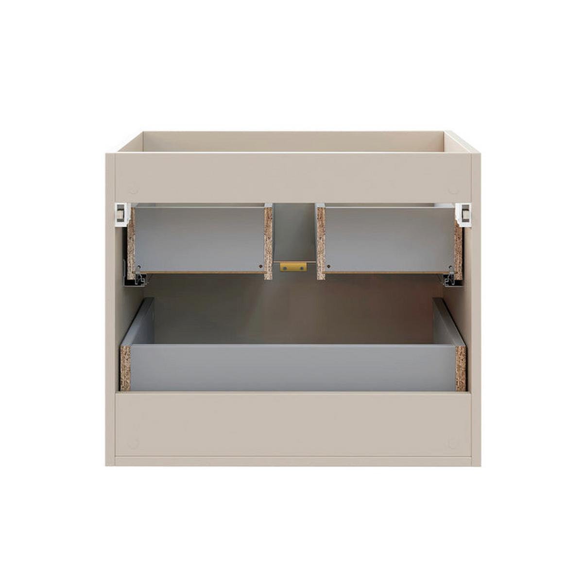 BADMÖBEL 120.4cm Azel 2er-Set Kaschmir - Beige, Holzwerkstoff (120.4/52/46cm) - Petits-meubles