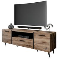 TV-ELEMENT ONYX LOFT auf Beinen 158 cm - Eichefarben, Holzwerkstoff (158/53/41.3cm) - Lookway