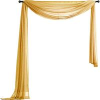 QUERBEHANG 1ER SET HxB 140x600 Gelb - Gelb, Textil (140/600cm) - Gardinenbox