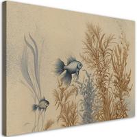 KUNSTDRUCK Beige 120/80 cm - Beige, Textil (120/80cm) - KUNSTLOFT