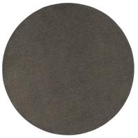 TREND VELOURS TEPPICH JOY RUND - Dunkelbraun, Textil (100/100cm) - Snapstyle