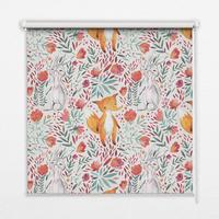 INNENROLLO - Fensterrollo - Rollo - 80x140 cm - Tiere und Pflanzen - Grün, Kunststoff (80/140/0.5cm) - TULUP