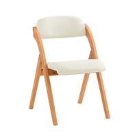 KLAPPSTUHL Weiß - Weiß, Holz (47/93/8cm) - SoBuy