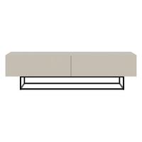 TV-SCHRANK Veldio Graubeige Schwarz 175 cm - Greige/Schwarz, Holzwerkstoff/Metall (175/46.5/31.6cm) - Selsey