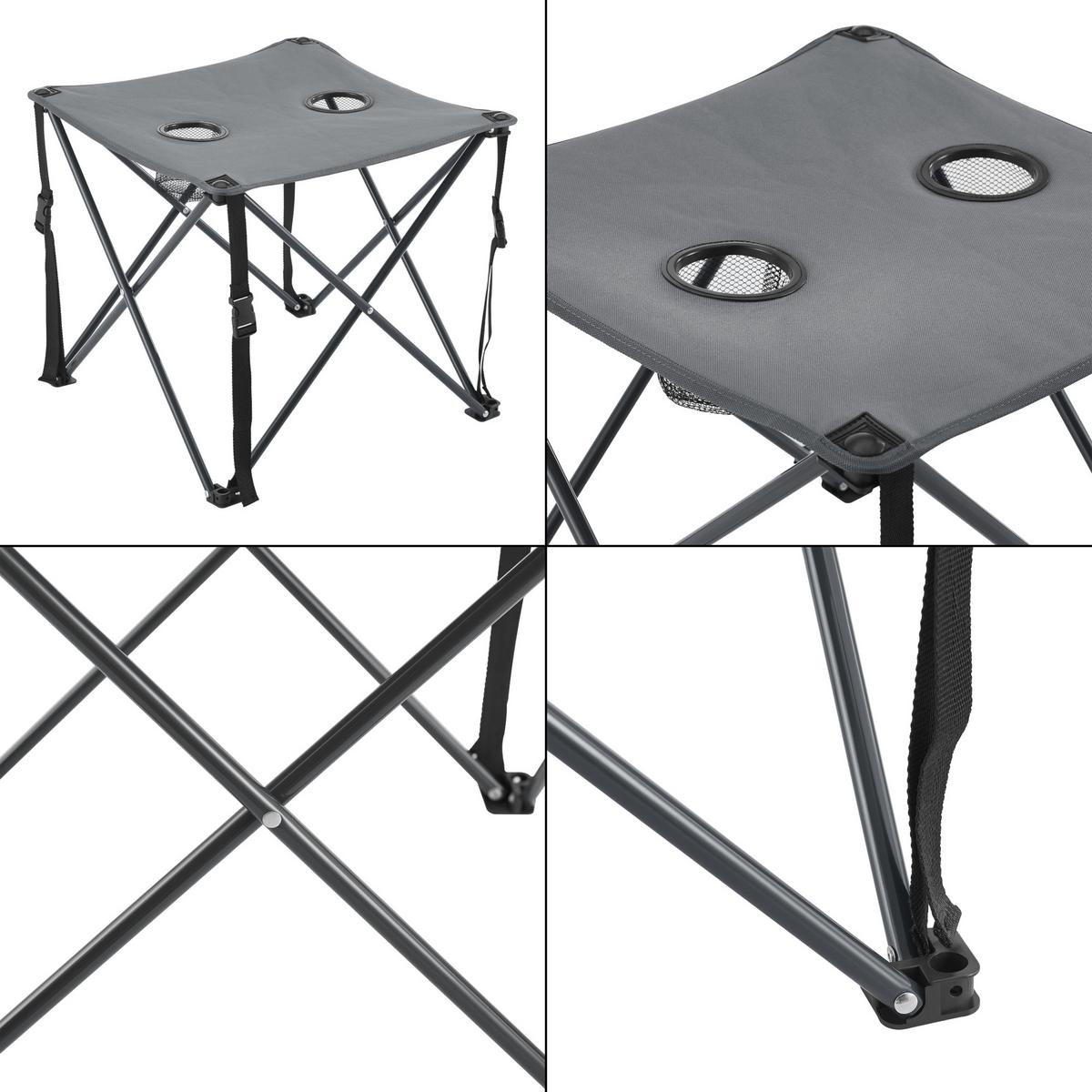 GARTENMÖBEL-SET 3 TLG. Banzi - Grau, Textil/Metall - casa.pro