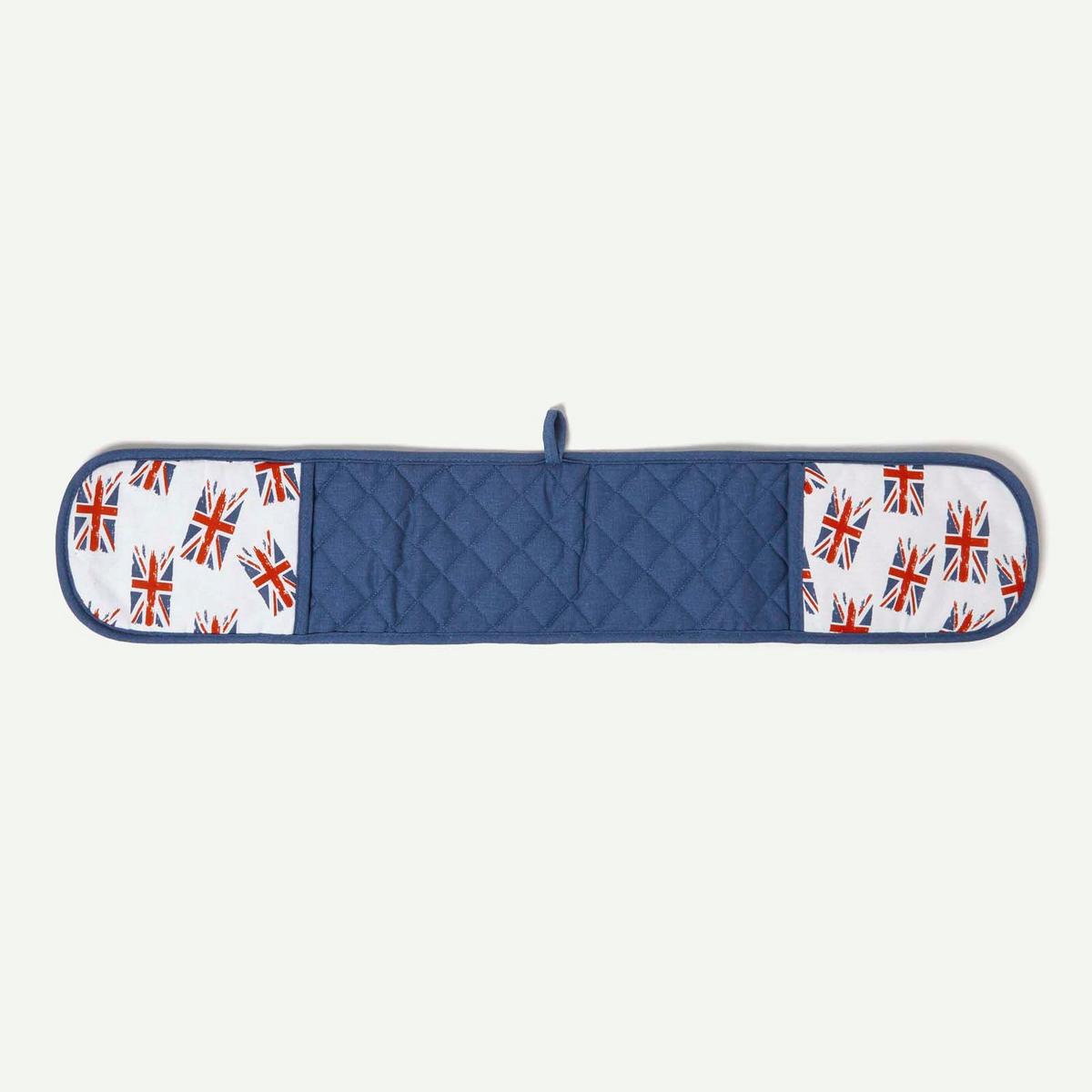 DOPPEL-OFENHANDSCHUH Union Jack, 18/85 cm, Baumwolle wattiert - Multicolor, Textil (18/85cm) - Homescapes