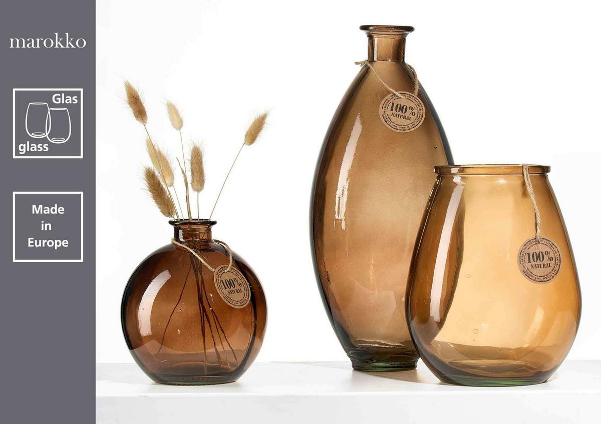 WINDLICHT Marokko 23,5 cm - Braun, Glas (18/23.5/18cm) - Ritzenhoff Breker