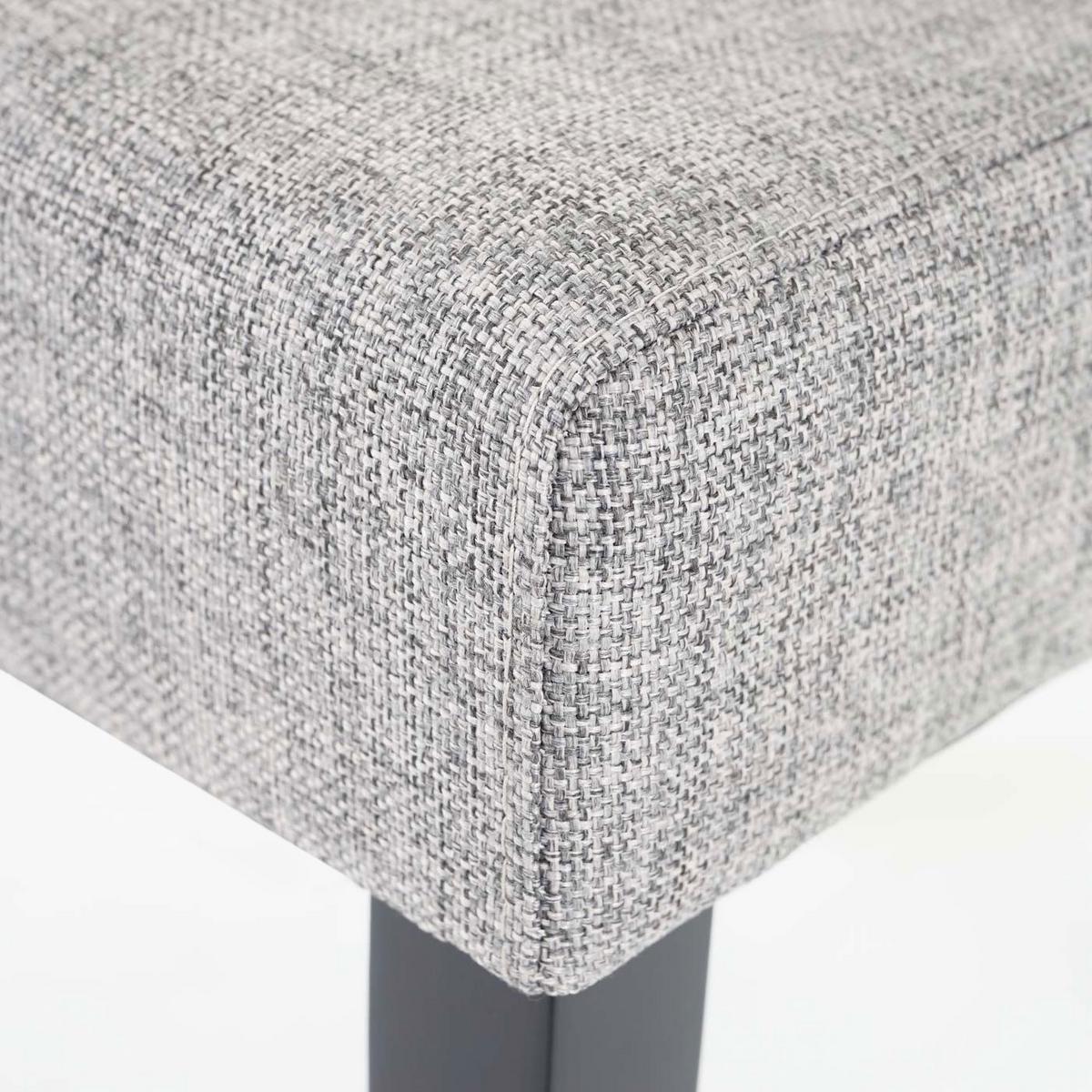 ESSZIMMERSTUHL Grau 4er-Set - Grau, Textil (41/88/55cm) - MCW