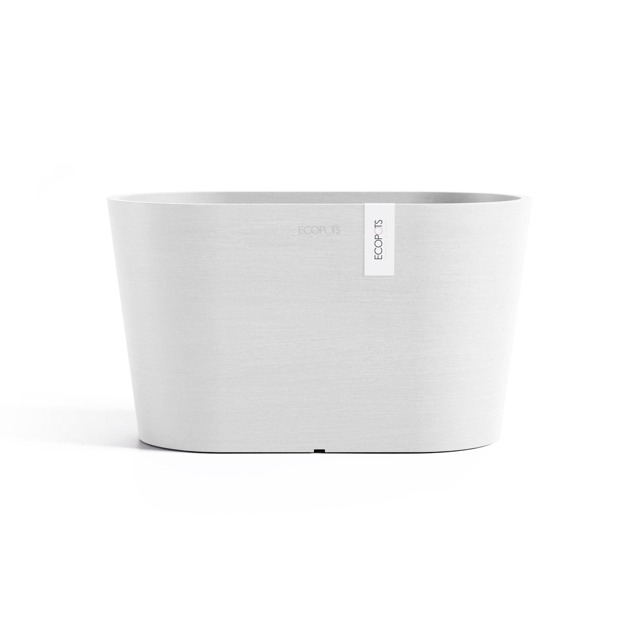 BLUMENTOPF Tokyo 30/17/17 cm Weiß - Weiß, Kunststoff (30/17cm) - Ecopots