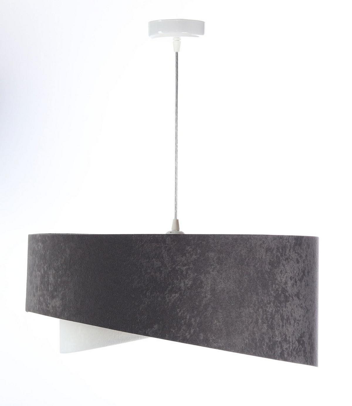 HÄNGELEUCHTE Grau 50/23 cm - Weiß, Kunststoff (50/1.3/23cm) - ONZENO