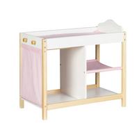 PUPPENKOMMODE Scarlett - Weiß, Holzwerkstoff (30/50/52cm) - Roba