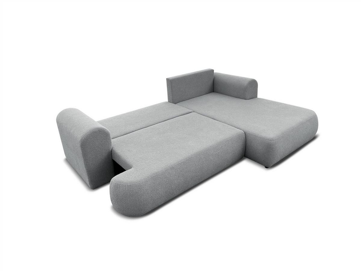ECKSOFA Anike In Now Or Never - Creme, Holzwerkstoff/Textil (260/173cm) - Fun Möbel