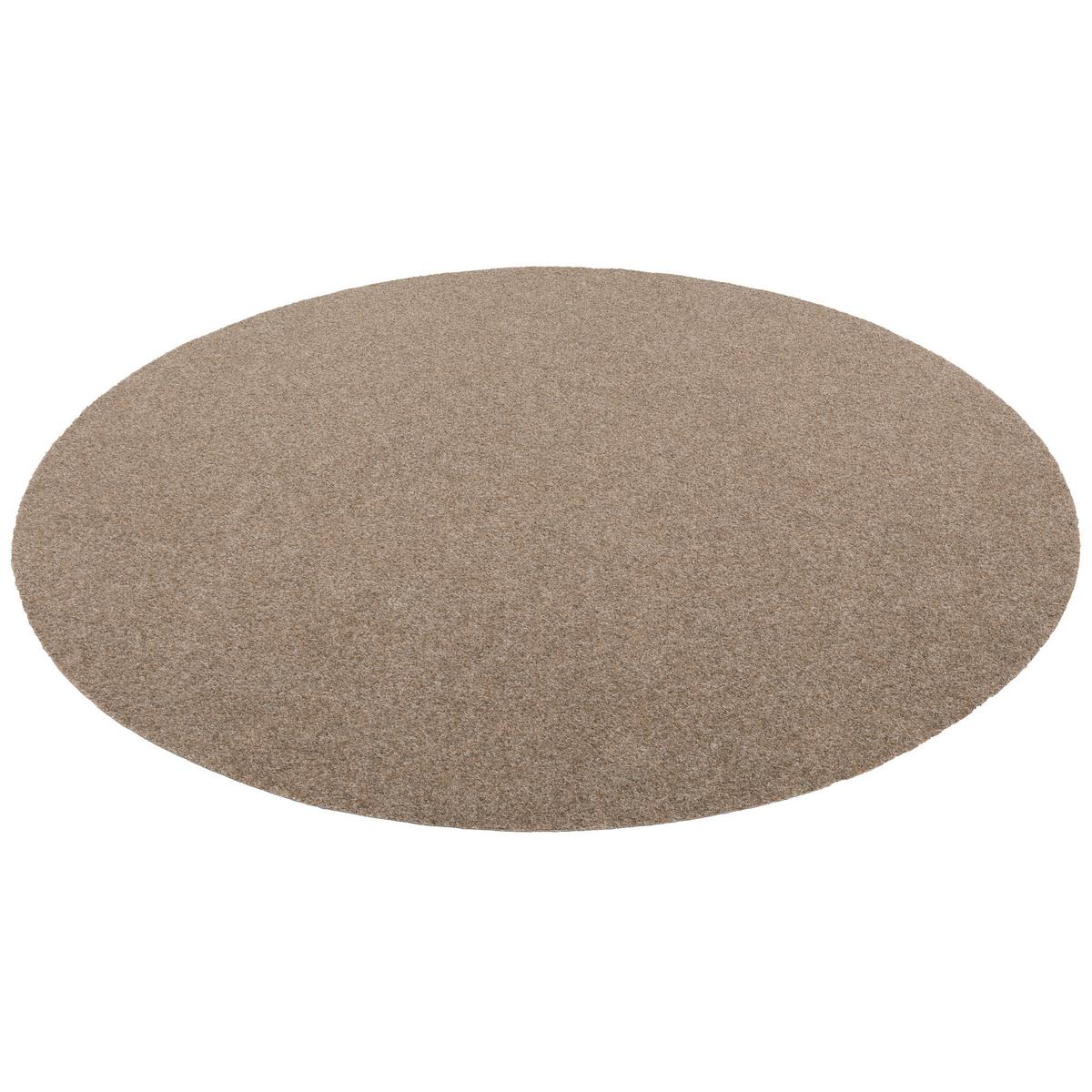KUNSTRASEN RASENTEPPICH MIT NOPPEN KINGSTON RUND - Beige, Textil (200/200cm) - Snapstyle