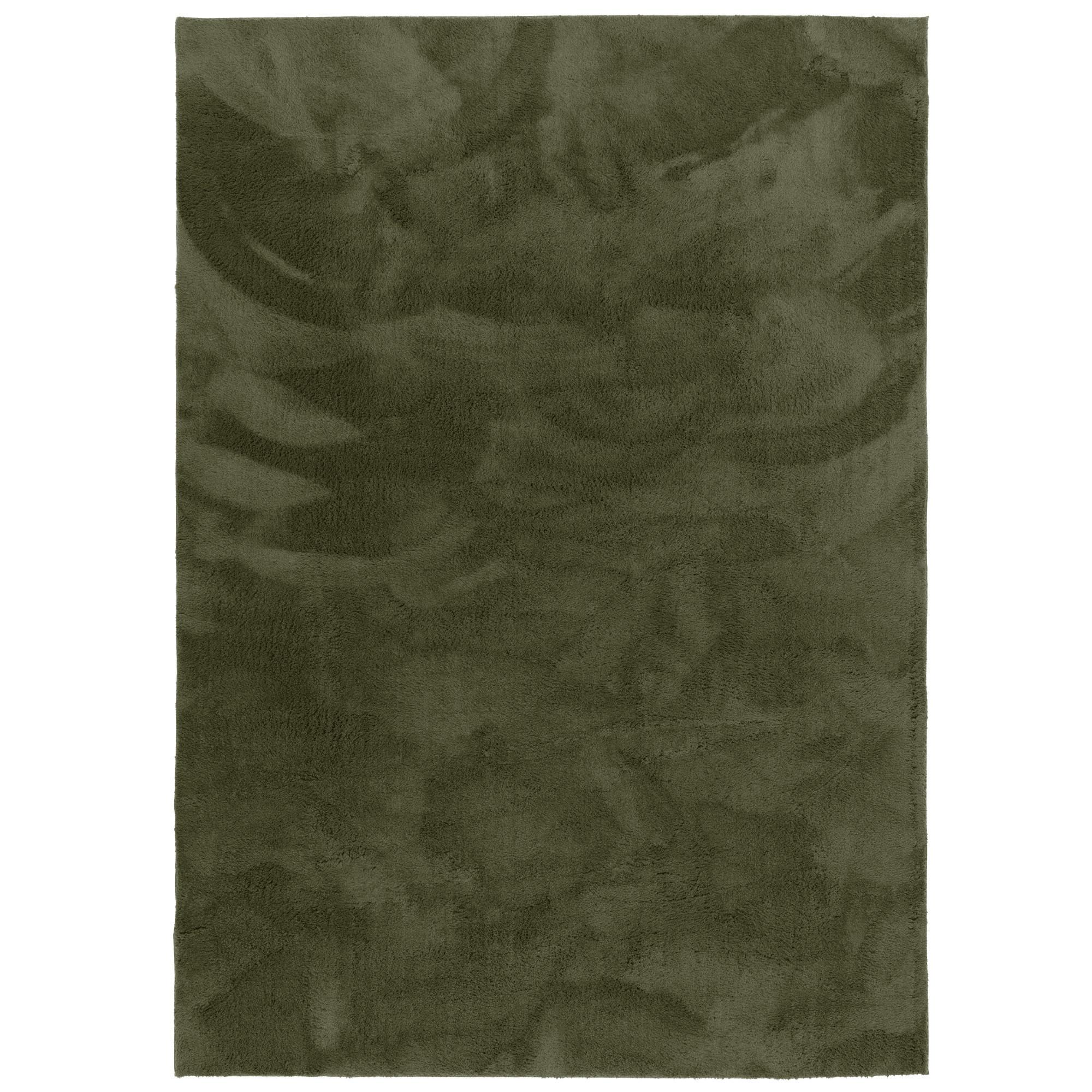 FELLTEPPICH SUPER SOFT PEARL - Grün, Textil (140/200cm) - Pergamon