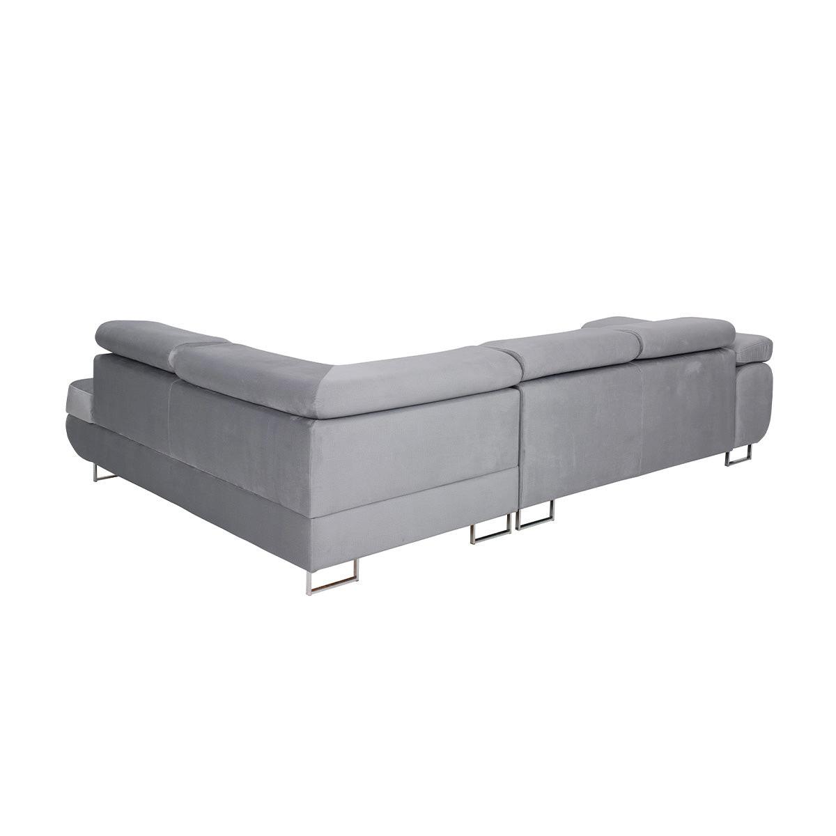 ECKSOFA Wilson 4 Sitzplätze Blau - Blau, Holzwerkstoff (271/201cm) - Petits-meubles
