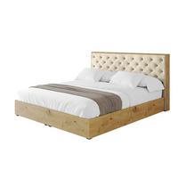 POLSTERBETT mit Bettkasten und Lattenrost, Bett mit Matratze H3/H4 - ENZO3 180x200 Beige - Ecru, Holzwerkstoff/Textil (180/200cm) - ALTDECOR
