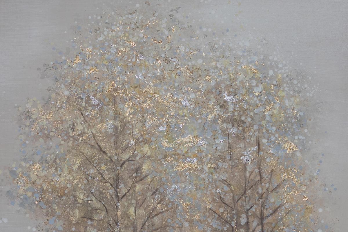 ACRYLBILD HANDGEMALT 60/90 cm - Braun, Holz/Textil (60/90cm) - KUNSTLOFT
