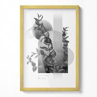 BILDERRAHMEN - Silberfarben, Kunststoff (40/60/1.5cm) - Wallfluent