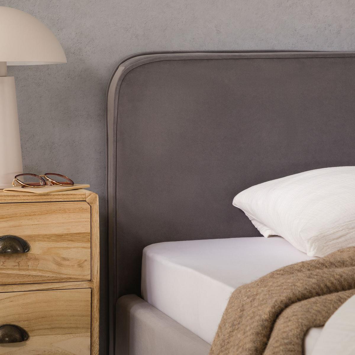 POLSTERBETT LAVORO 90x200 cm grau - Grau, Textil (90/200cm) - IDIMEX