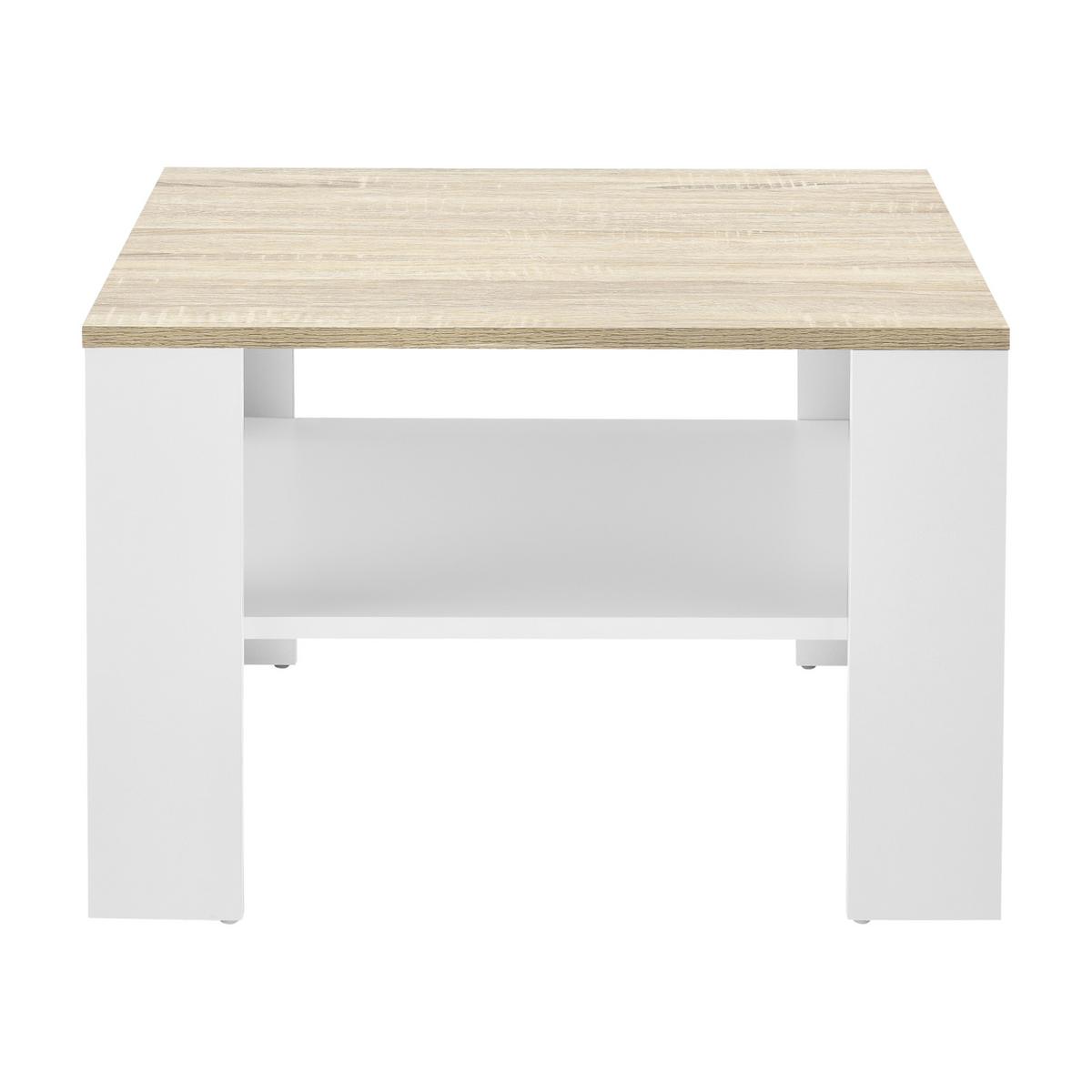 COUCHTISCH Aachen 60/60/40 - Beige, Holzwerkstoff (60/60/40cm) - [en.casa]