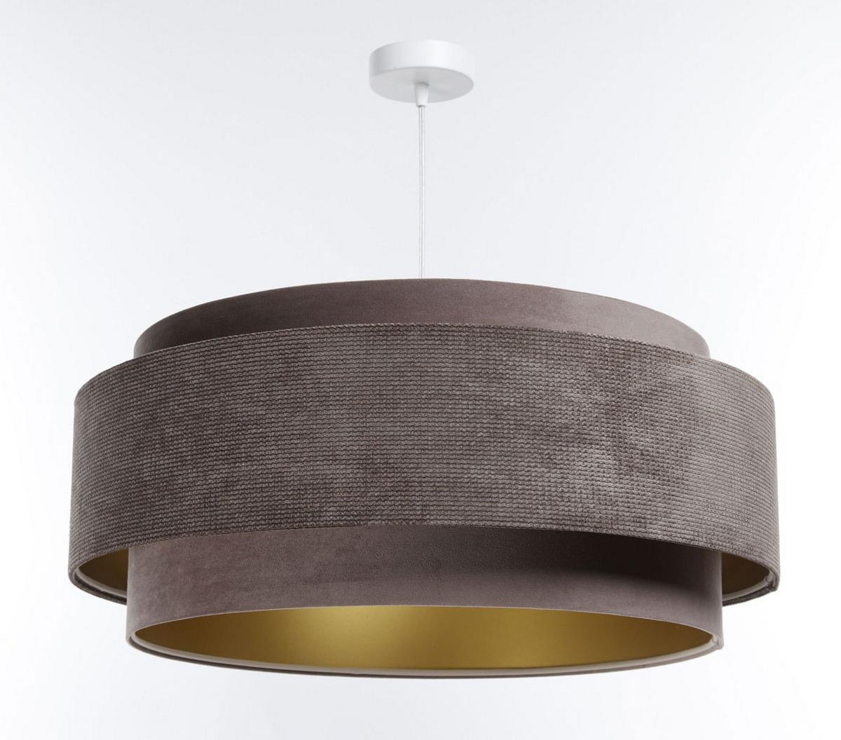 HÄNGELEUCHTE Gold 60/25 cm - Goldfarben, Kunststoff (60/1.9/25cm) - ONZENO