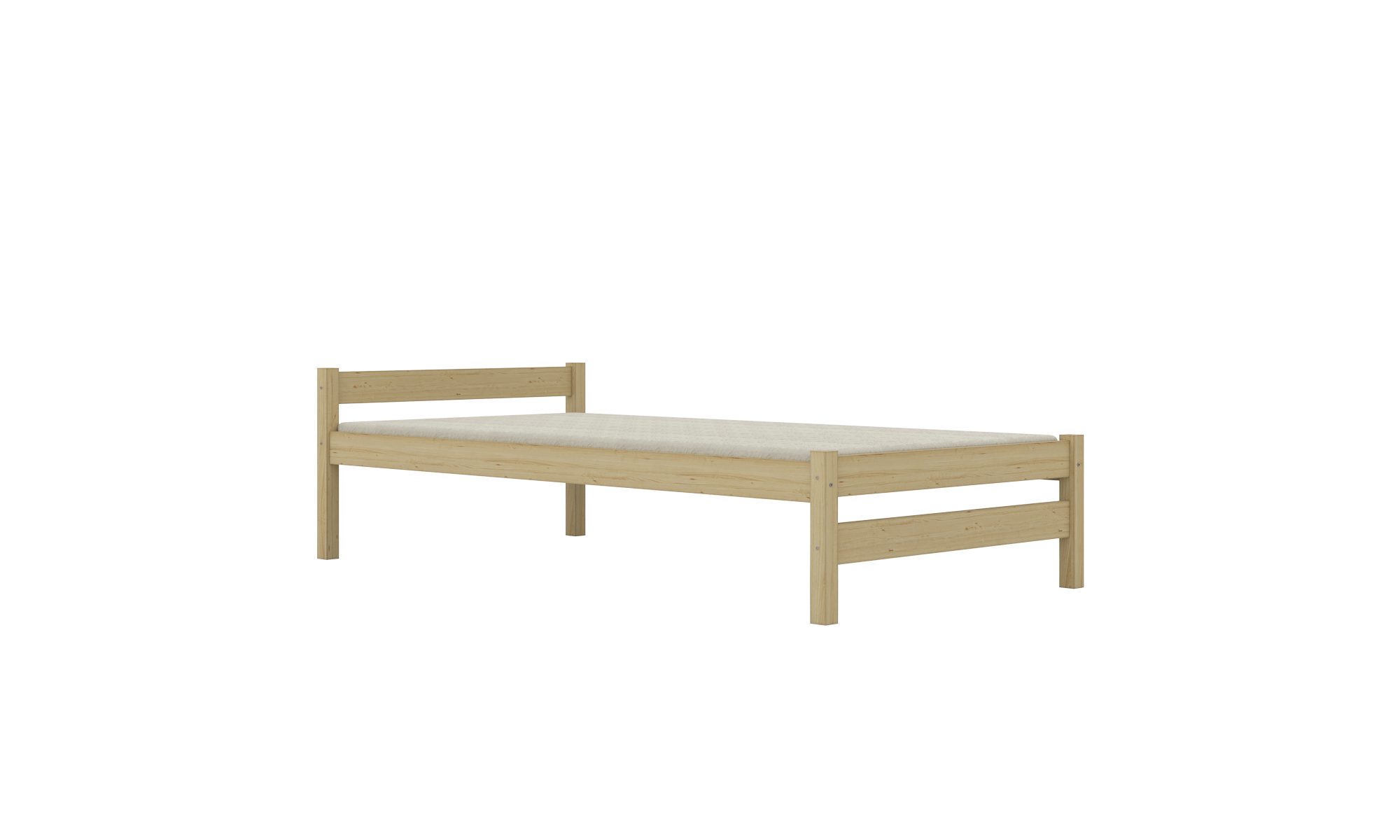 KINDERBETT 80/90 -160/180/200 cm - Akaziefarben, Holzwerkstoff (90/180cm) - RAUMHIRSCH FURNITURE