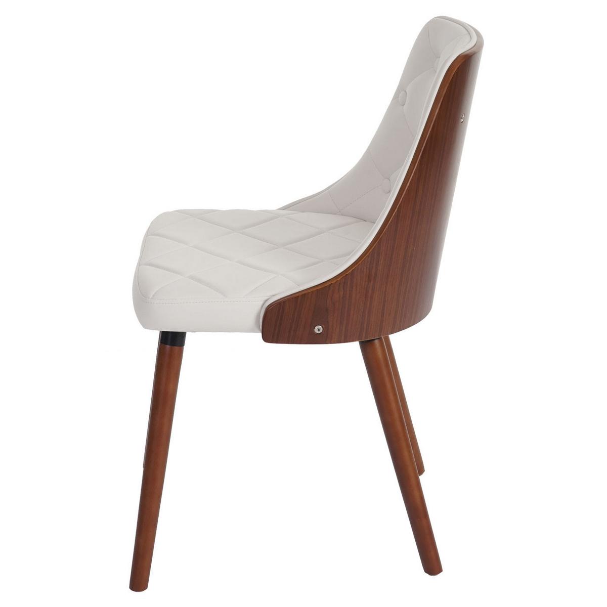 ESSZIMMERSTUHL White 2er-Set - Weiß, Textil (50/82/53cm) - MCW
